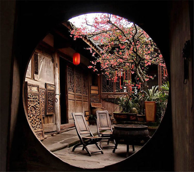 古建筑中国风精致古门欣赏