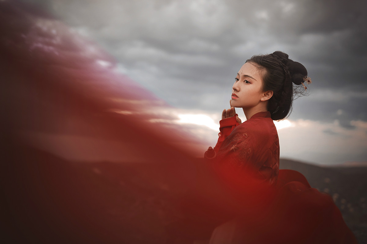 绝美妖娆的古装女子摄影
