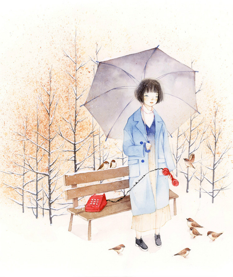 小清新水彩插画欣赏