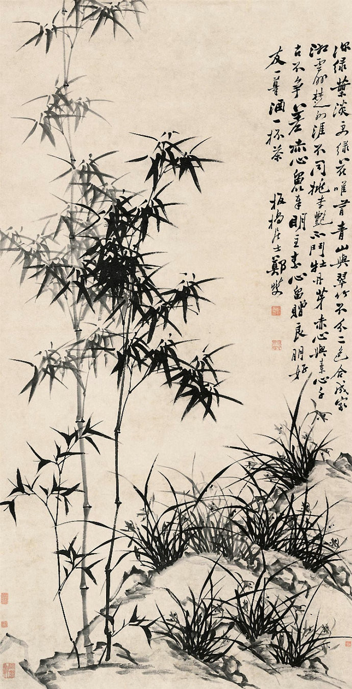 扬州八怪之郑板桥的墨竹