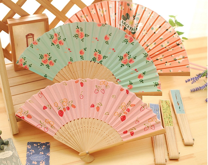 文艺小清新田园复古折扇