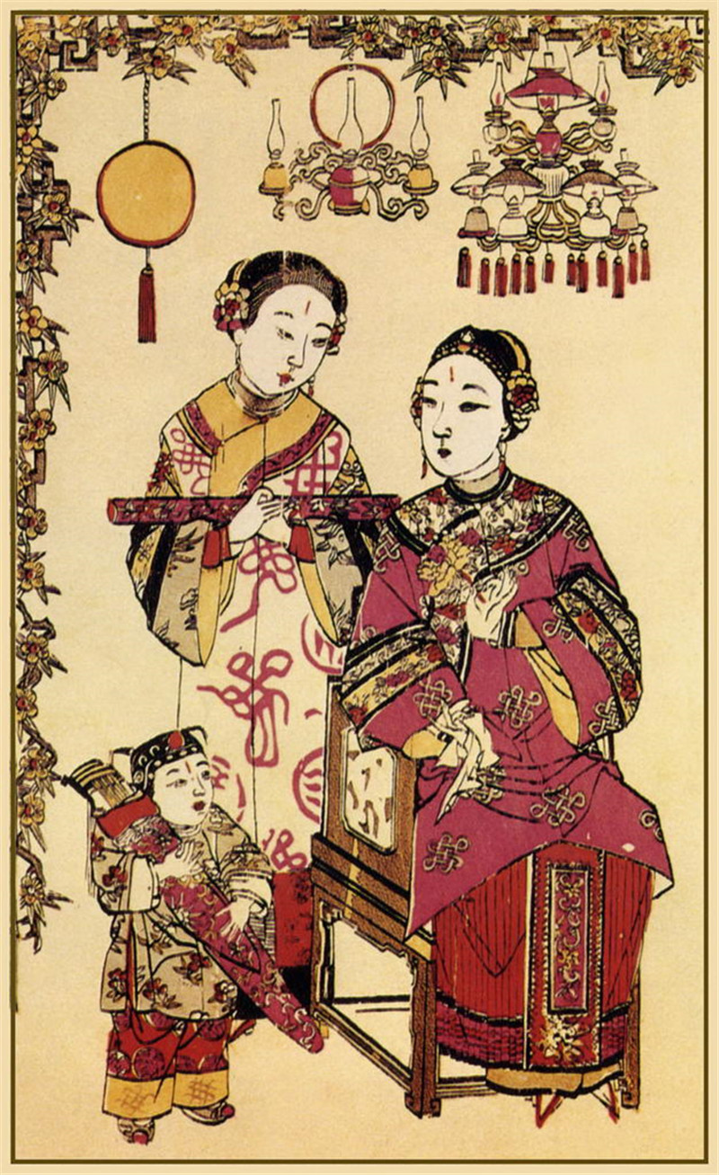 中国传统精美年画作品欣赏