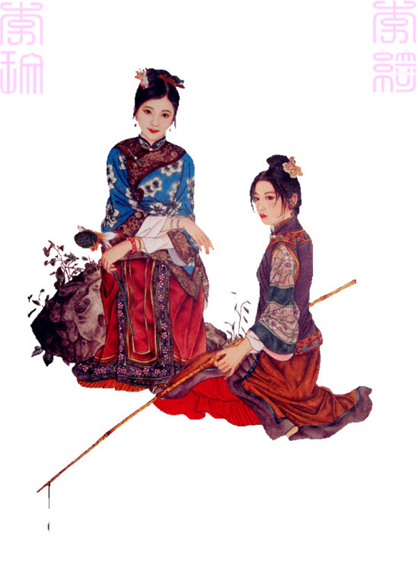 赵成伟《清装红楼人物谱》欣赏（二）