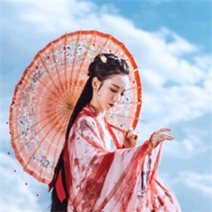庭院深深思几许古风女子头像，古风真人头像
