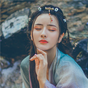星辉光影汉服古风女子头像，妖媚女生头像