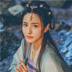星辉光影汉服古风女子头像，妖媚女生头像