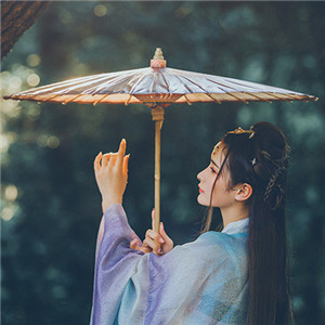 星辉光影汉服古风女子头像，妖媚女生头像