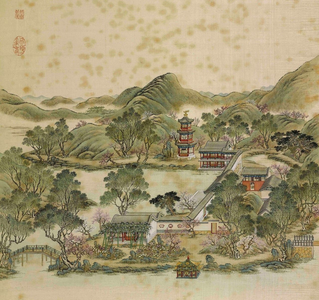 国画：倾世绝美圆明园比你想像的更美《一》
