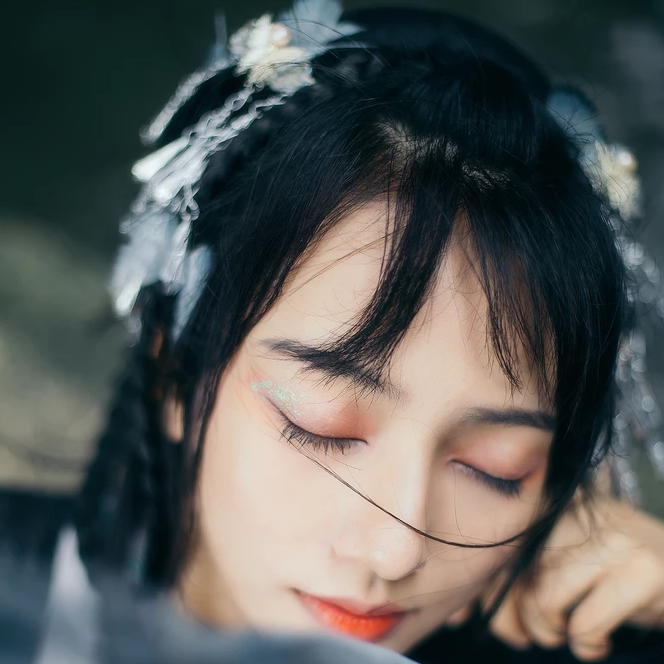 中国风清新可爱唯美古风女子头像