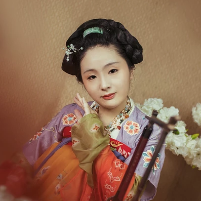 邻家小女时尚中国风唯美古风女子头像
