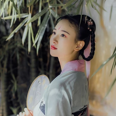小清新唯美可爱头像，中国风古风真人女子头像