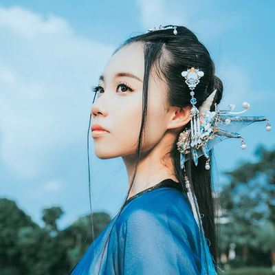 人鱼传说妖艳头像，唯美古风女子头像