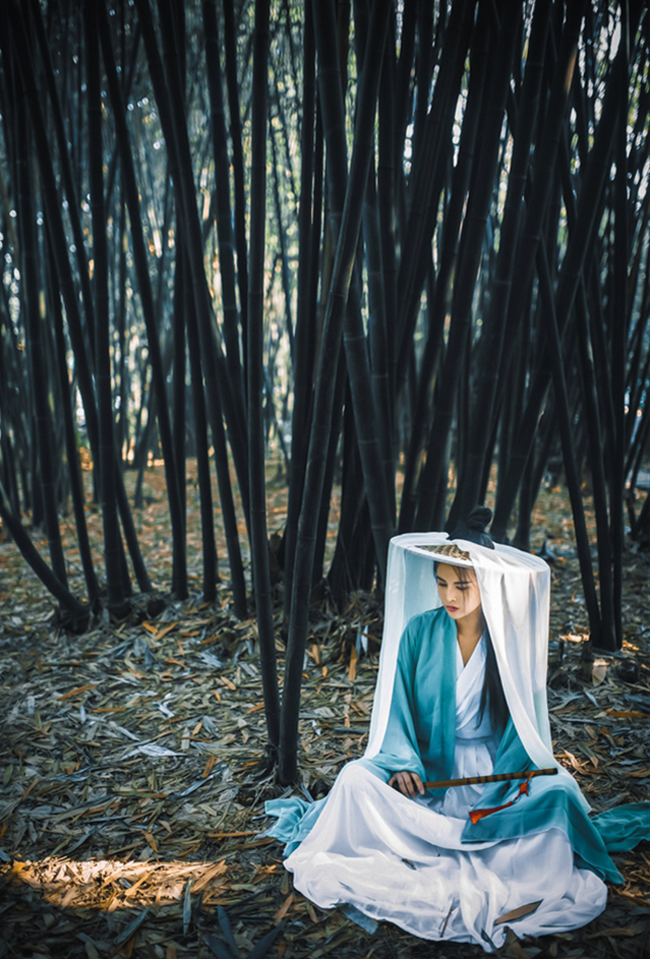 传统魏晋风改良交领襦裙套装汉服