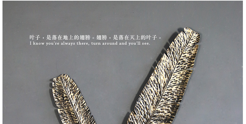 创意墙壁装饰铁艺芭蕉叶子壁饰挂件