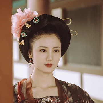 太平公主唯美古风女子真人头像