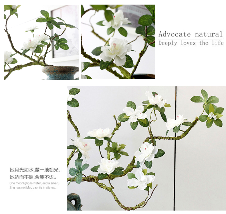 杜鹃花古典禅意花艺设计