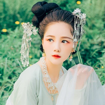 白衣仙子女生头像，唯美古风真人头像