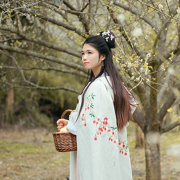 清新典雅女生头像，唯美古风真人头像