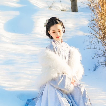 优雅冰雪美人古风头像，唯美古风真头像