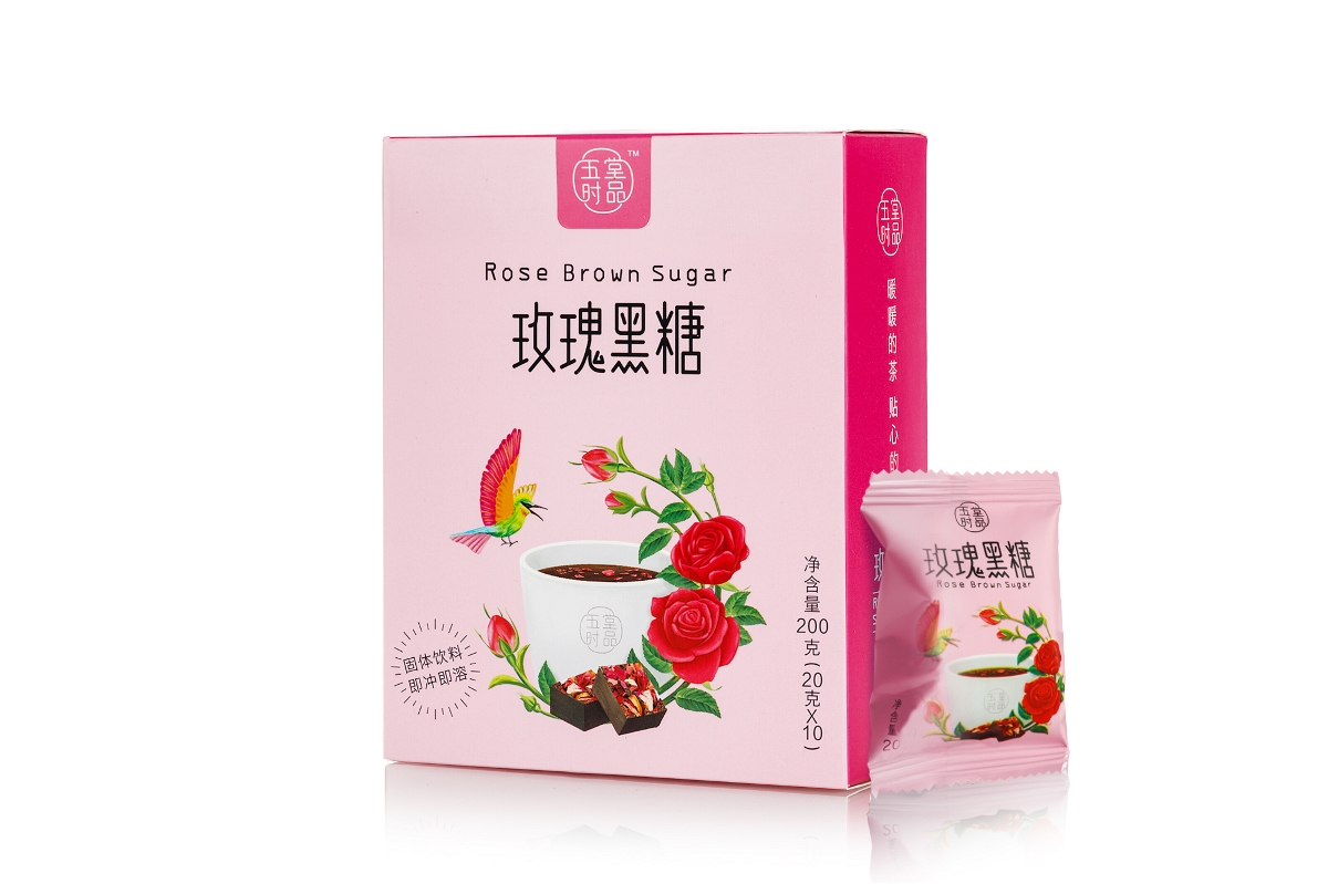 创意极简黑糖茶包装设计