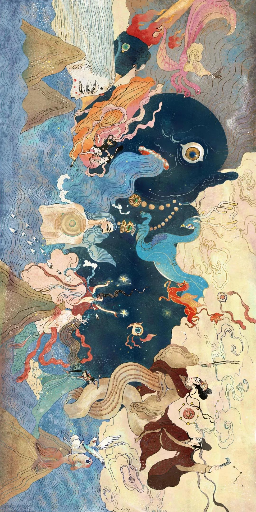 《洛神赋》绘本插画，最美的中国式爱情！