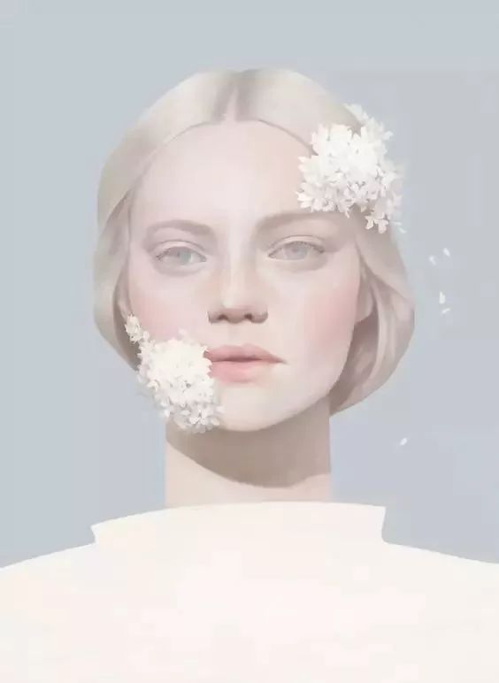 风格独特的插画图片，时尚清新色调手绘插画