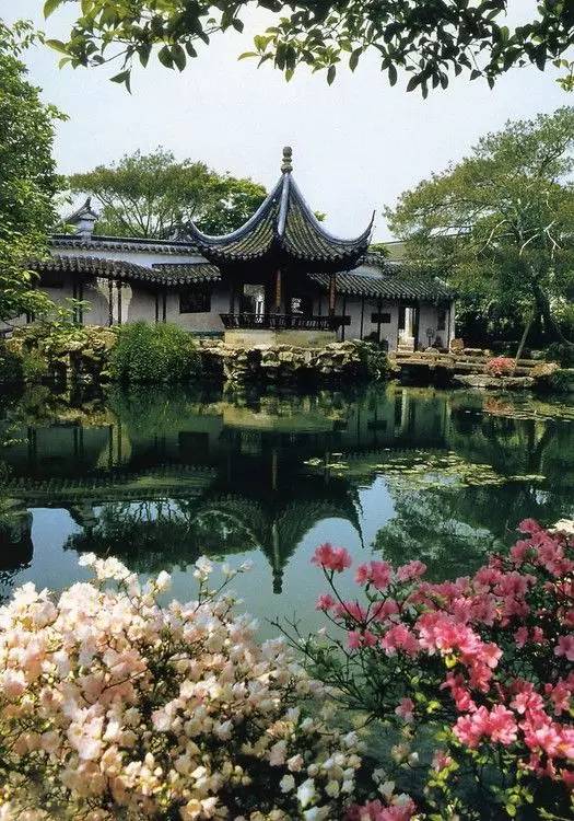 唯美中国古建筑：小桥流水、亭台楼阁