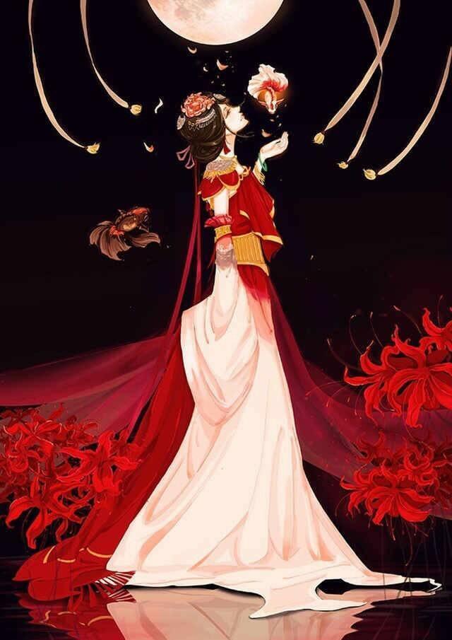 唯美古风图片：我亦逢场作戏人，红颜为谁美