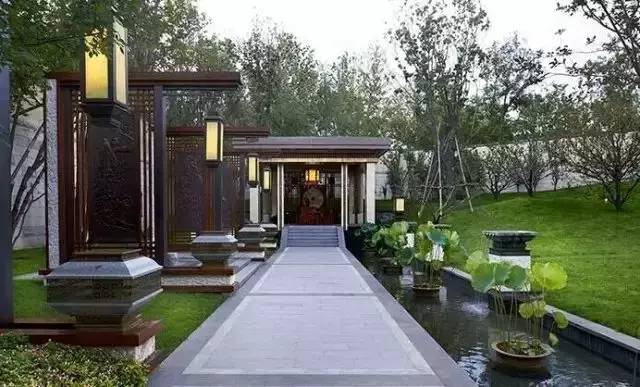 论新中式建筑中的景观手法,传统艺术构造