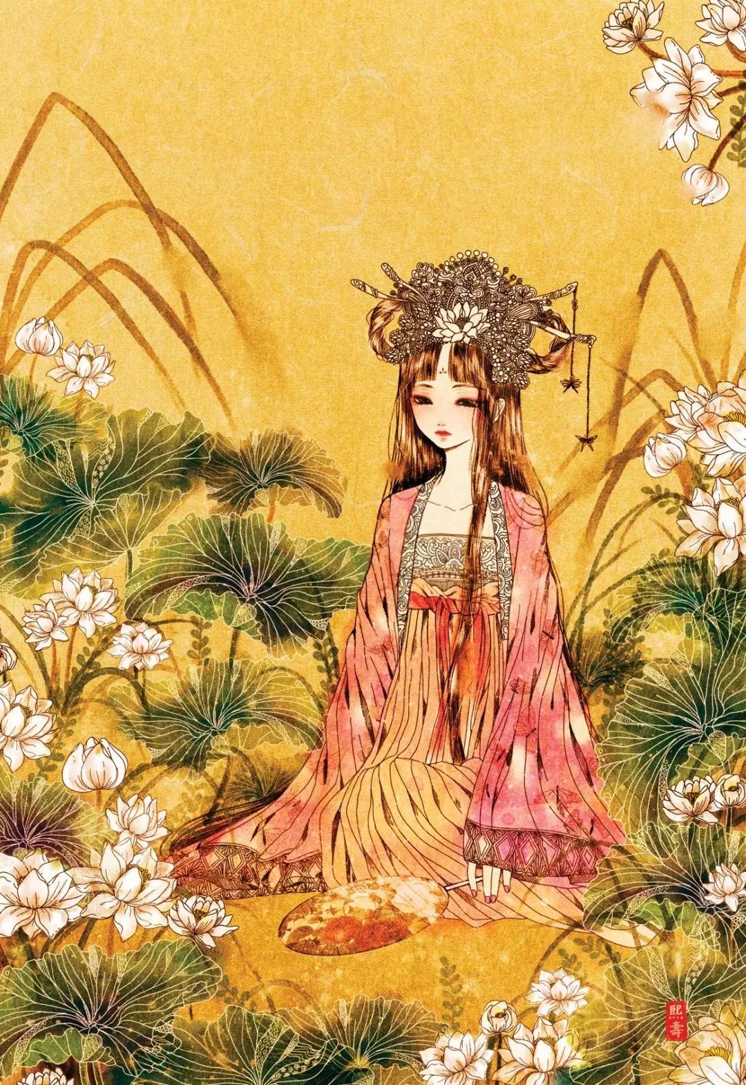 好美的水彩插画，梦幻奇妙的插画设计