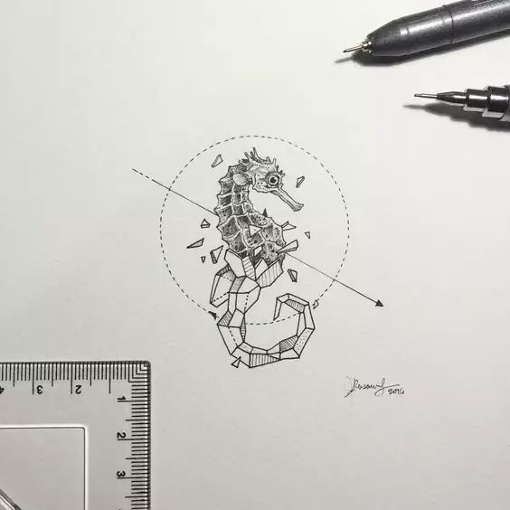 惊叹的动物手绘插画：学霸与艺术的完美融合