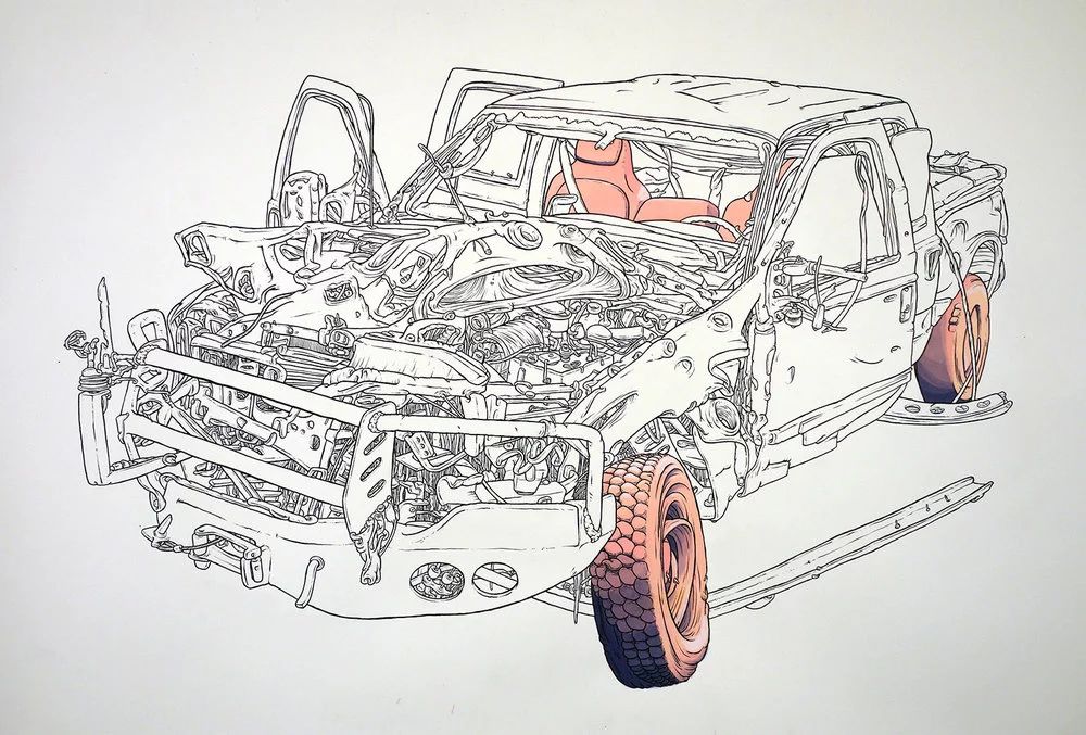 一组天马行空插画作品：看不一样的视觉世界!