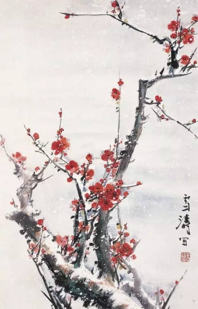 王雪涛国画作品：28幅精品画梅美极了！