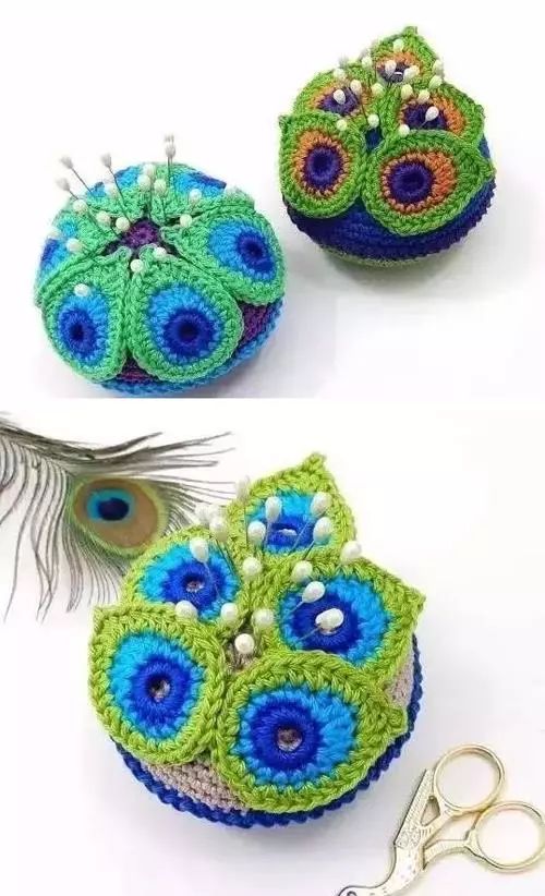 孔雀羽毛编织作品，惊艳众人！