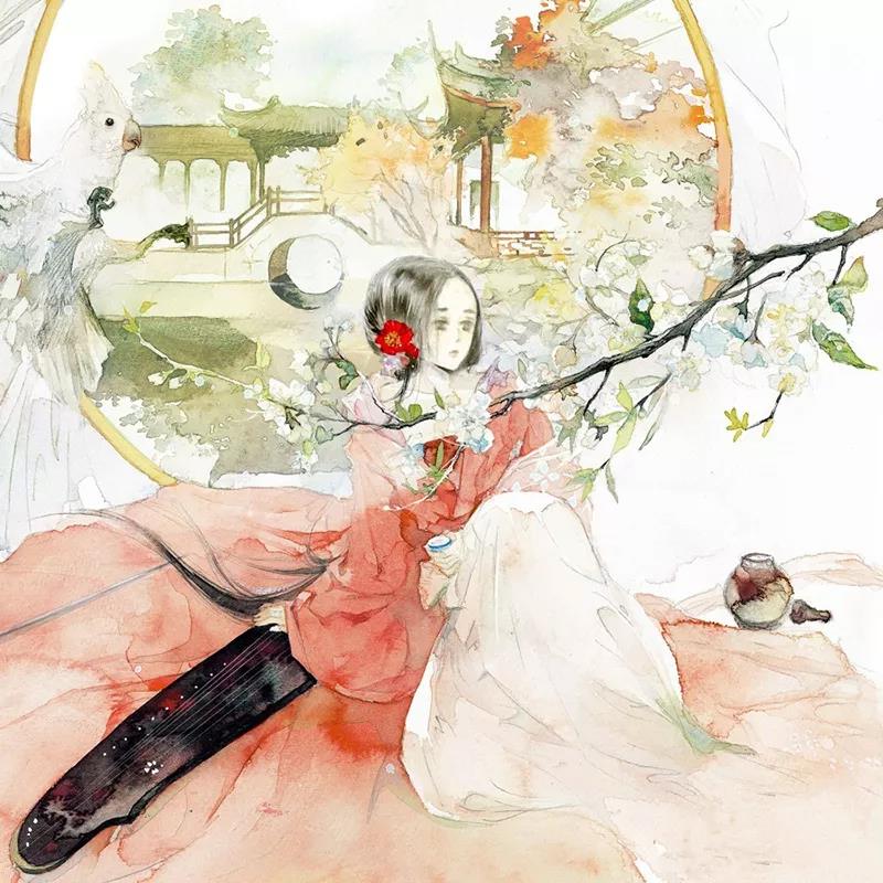 古风女子头像，一颦一笑尽动人