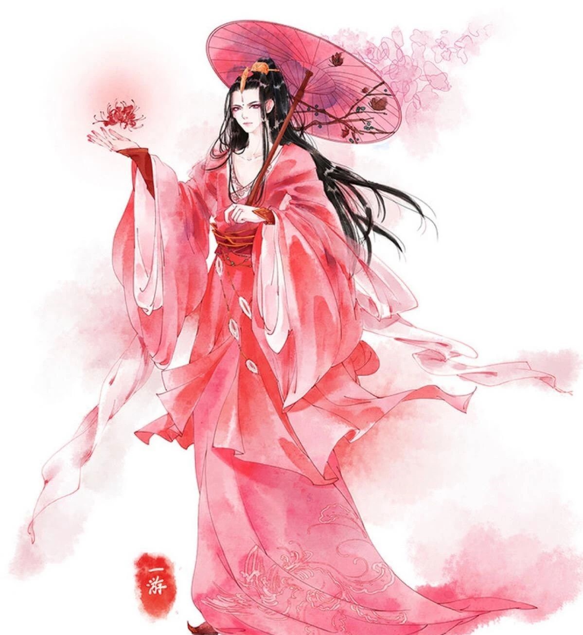 13款惊艳红衣古风图片，唯美意境图片!