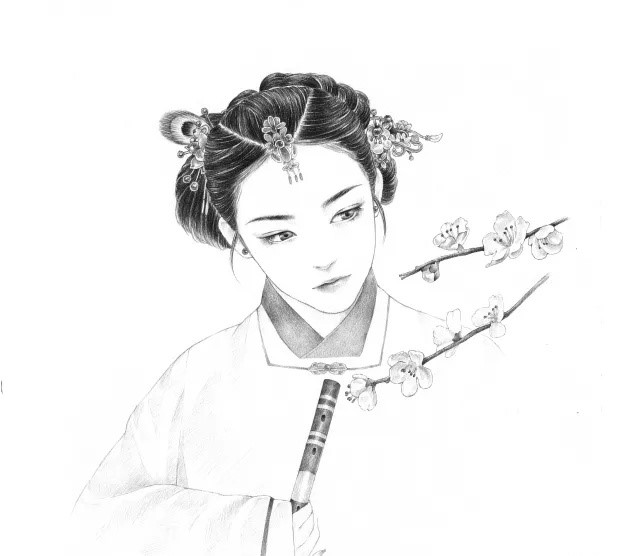 9款黑白古风美女图片：千姿百态撩动你的心