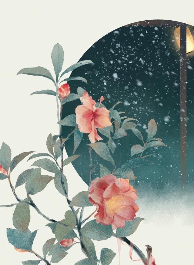 一组唯美古风图片：一人一花一世界！