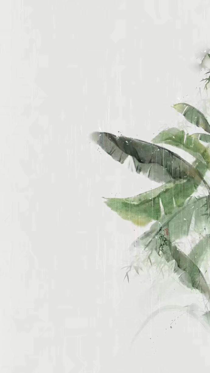 雨天小清新壁纸图集，好有意境的唯美古风图片