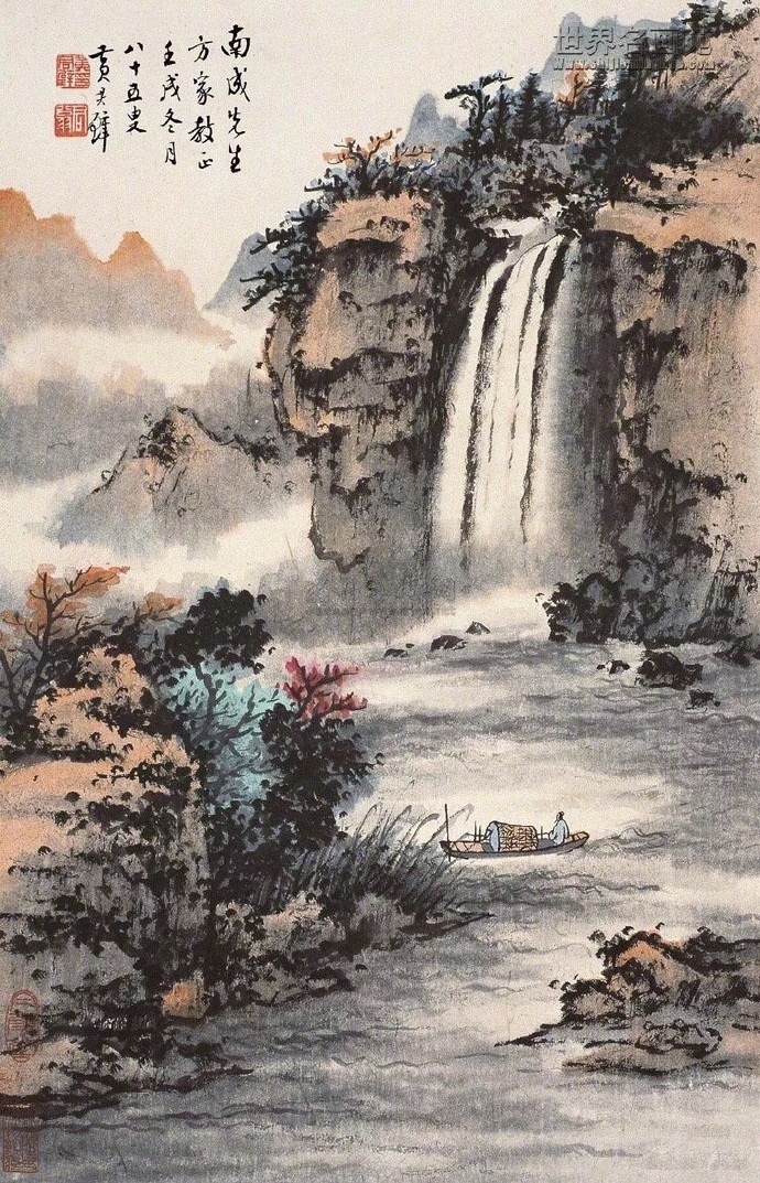 国画山水图集(41张)，高清国画图片欣赏