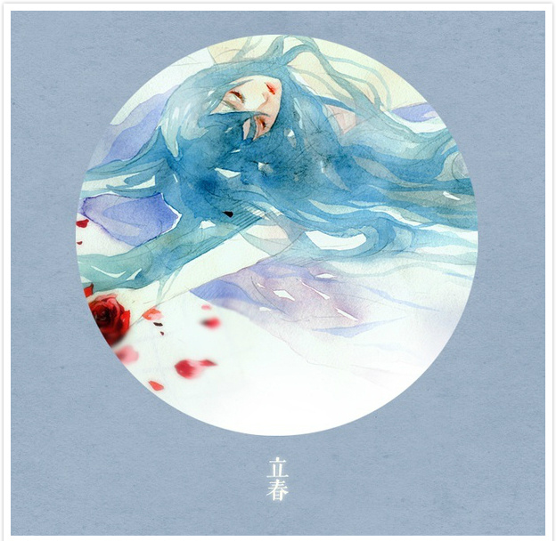 唯美二十四节气古风图片，可做头像的古风插画