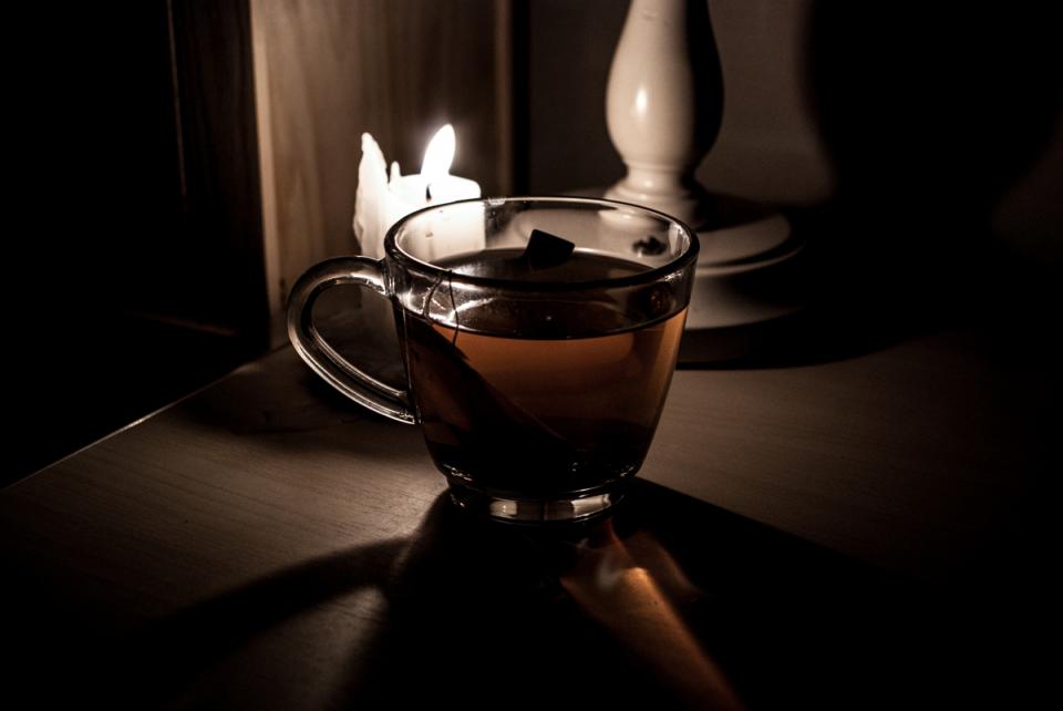 一杯茶的摄影