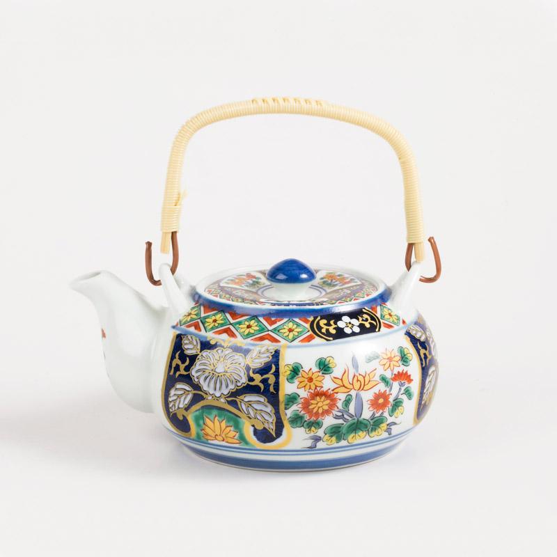 日本锦牡丹茶壶图片2
