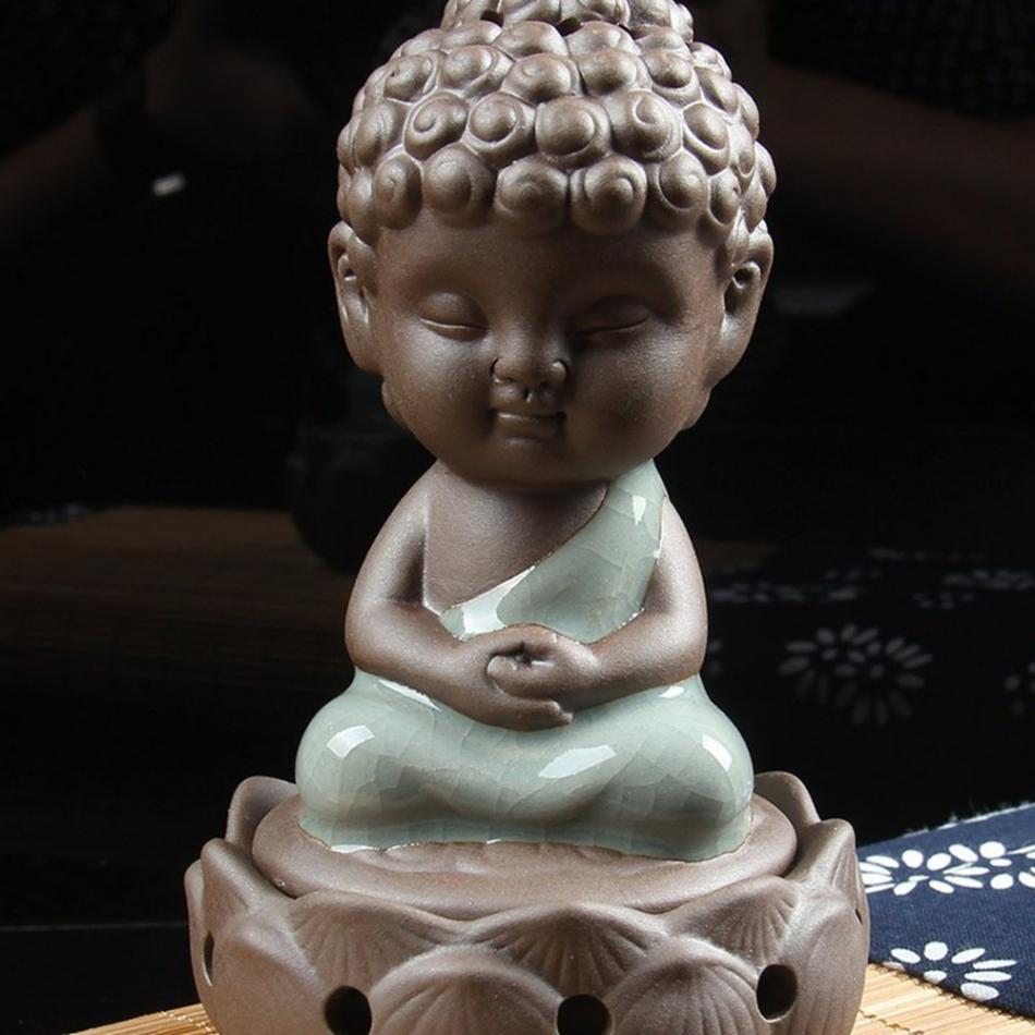哥窑香炉茶宠小如来香炉图片