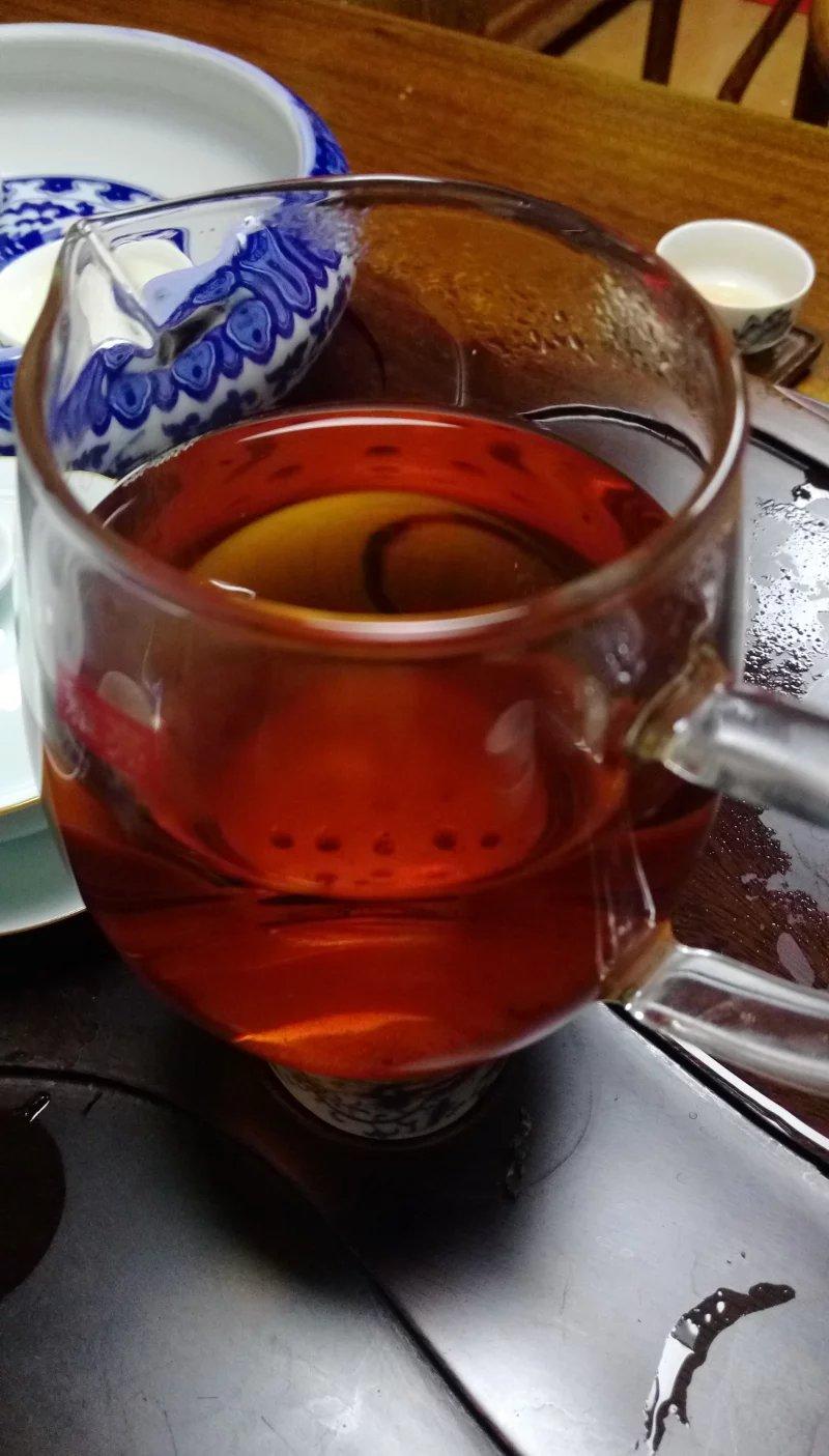 普洱茶冲泡茶汤茶饼图片 (3/37)