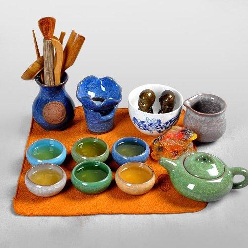 冰裂釉6色杯茶具套装图片2