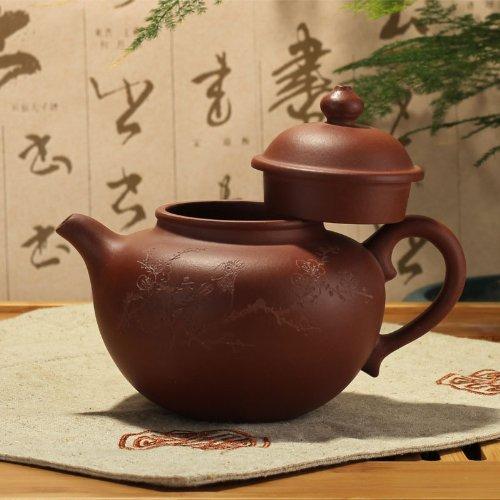 宜兴紫砂壶梅花掇只壶图片4