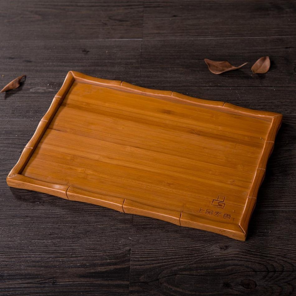 竹木茶盘茶具图片
