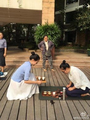 无我茶会演练，户外茶会，简便