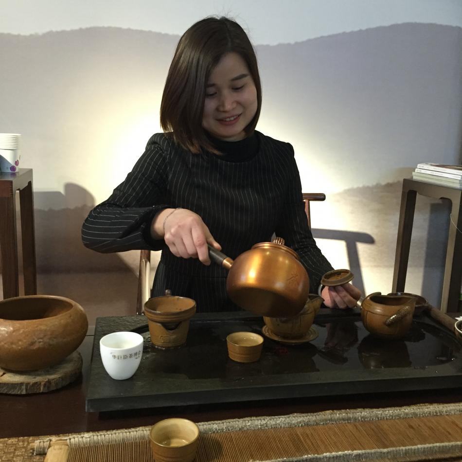 了悟禅茶茶禅一味美女禅茶泡茶图片3